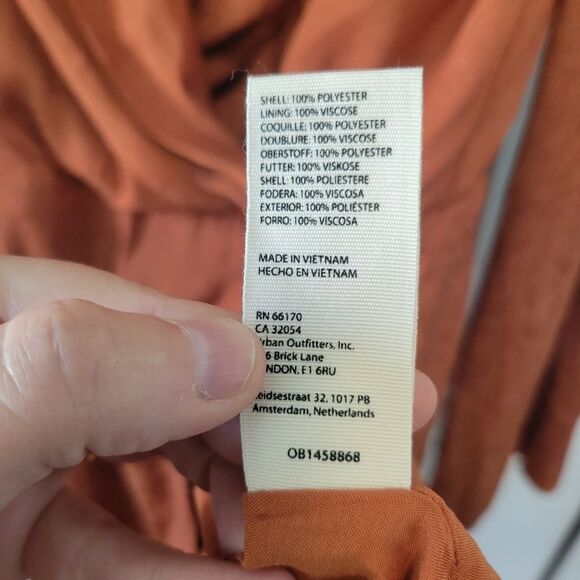 Free People Simone Dress Cinnabar Sienna Long Sleeve Blazer Mini Dress Size S - Picture 8 of 9